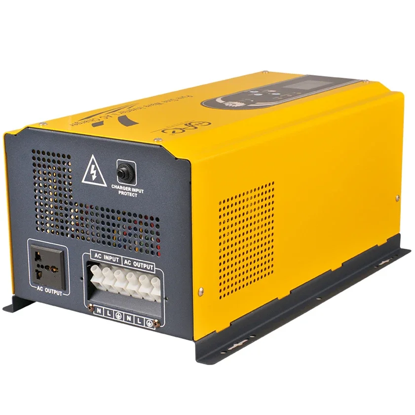 3000W Off Grid Inverter DC12V 24V 48V to AC110V/220V, 100% Pure Sine Wave Output Solar Wind Power Inverter 3KW