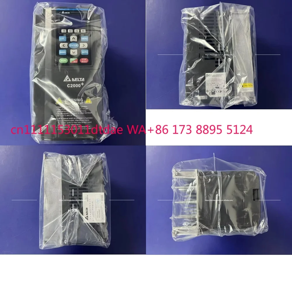 

VFD C2000 Series Inverter for VFD015C43A-21 1.5 kW 2 460 VAC 4 A Three Phase Variable Frequency Drive Industrial