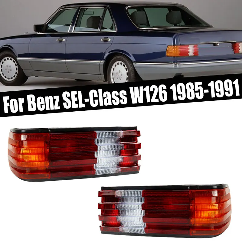 

Для Benz SEL-Class W126 1985-1991 задний фонарь, сигнальная лампа, предупреждающий стоп-сигнал, задний стоп-сигнал, корпус заднего фонаря без лампы
