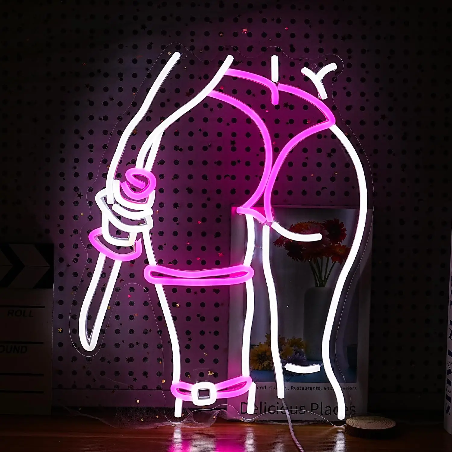 

Lady Back Body Neon Sign Dimmable USB Powered Girl Neon Light for Wall Decor for Girl Room Bedroom Party Man Cave Birthday Party
