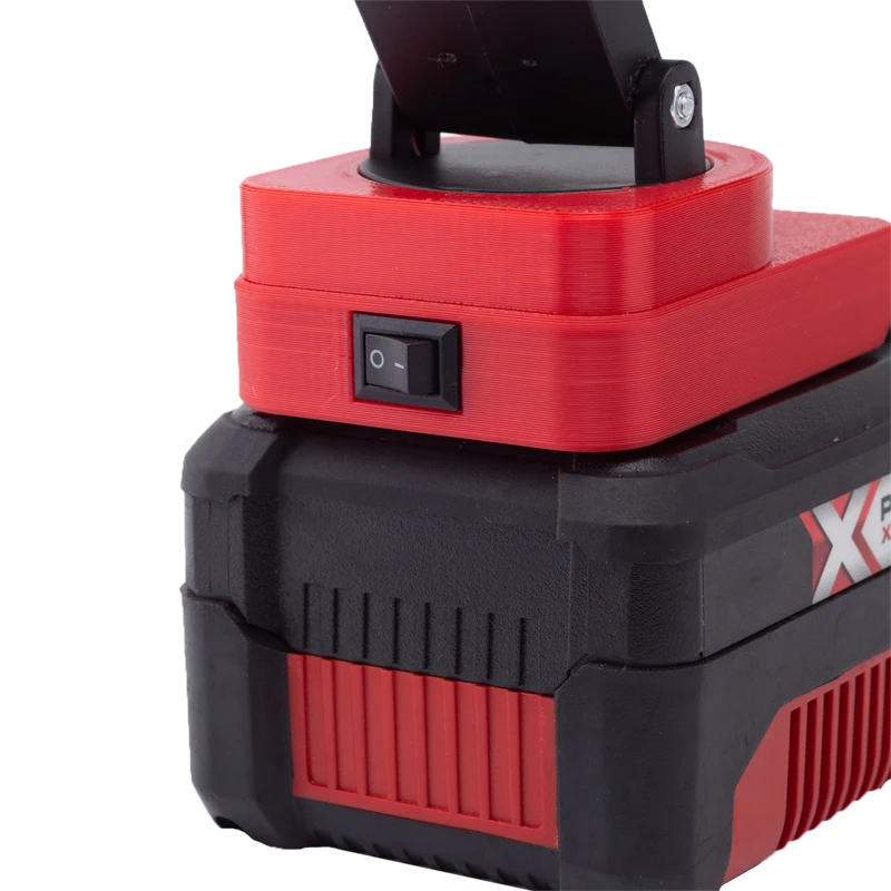 Kipas peralatan portabel, untuk Einhell x-ubah/OZITO 18V Adapter baterai Li-Ion alat kosong kipas tanpa kabel portabel kipas lapangan bengkel