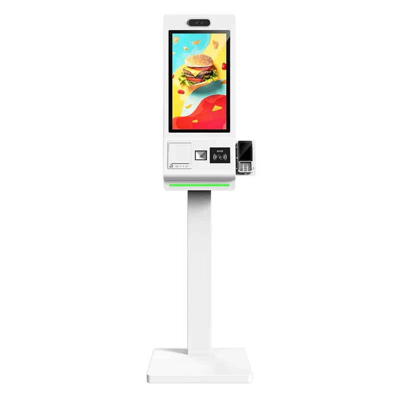 32 Inch Touch Screen Smart Kiosk Vertical LCD Display Full HD Digital Poster Self Ordering Terminal