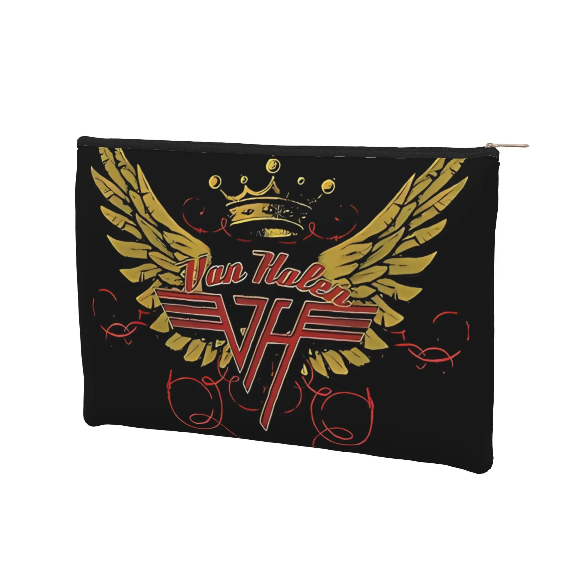 Stylish Van Friend Awesome Makeup Bag Van Halen Toiletry Bag with Zipper Cosmetic Pouch