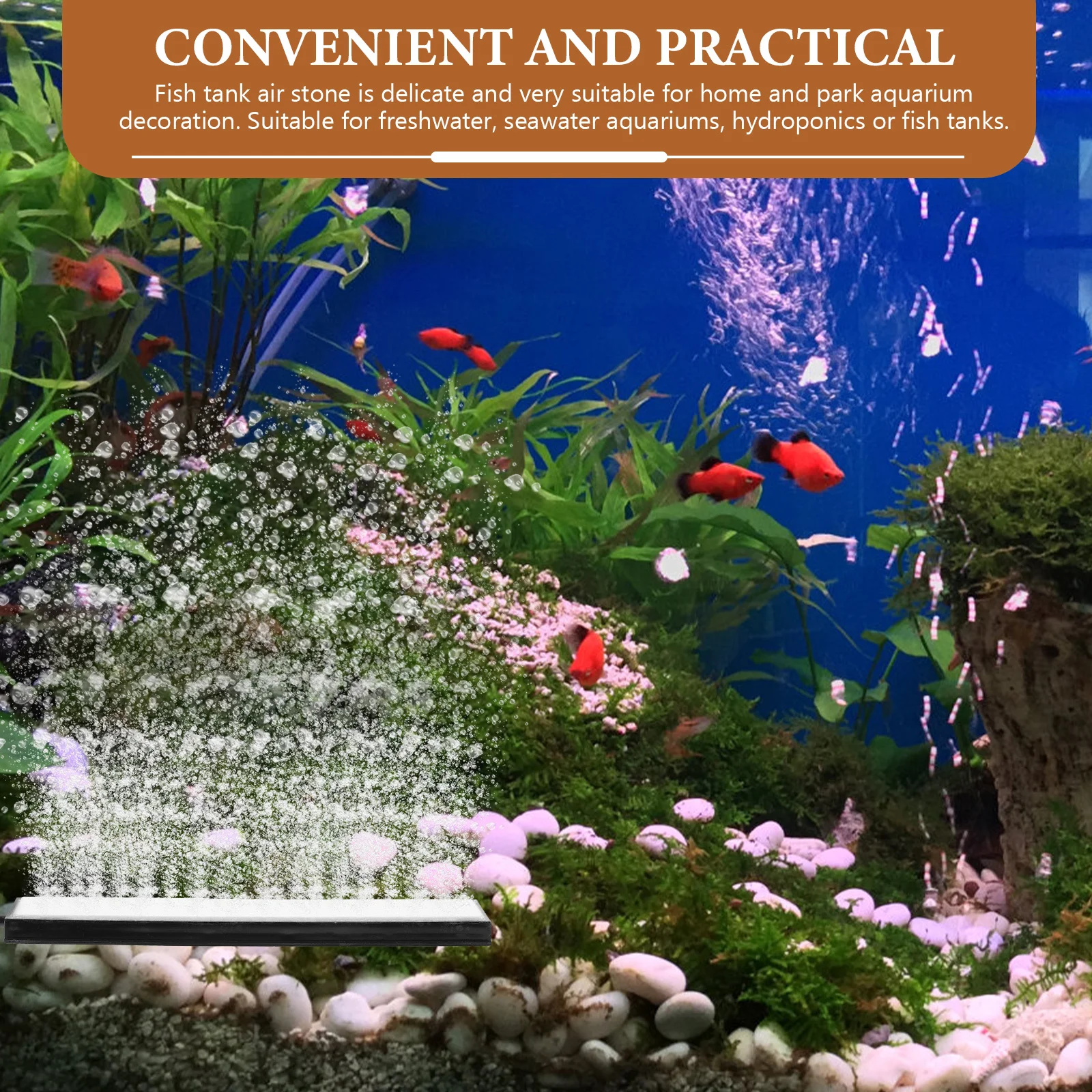 

Fish Tank Bubble Stone Small Air Bubbler Safe Materials Long Service Life Hydroponics Fish Tanks Aquarium Bubbler