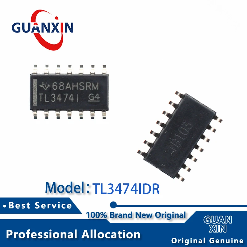 

100% New electronics TL3474IDR TL3474ID SOIC-14 Marking TL3474I TL3474