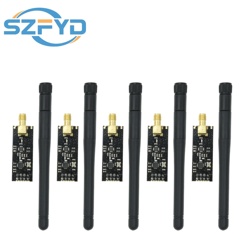 1-10PCS NRF24L01+PA+LNA 2.4G Wireless Module 1100-Meter Long-Distance With Antenna image 3