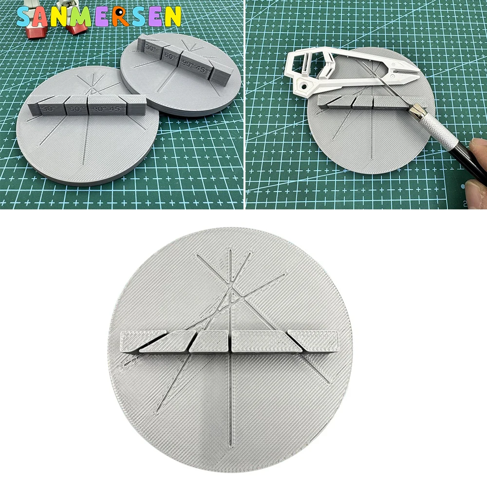 Model Craft Tools Multi-Angle Cutting Aid 30°/45°/60°/90° Angle Cutting Fixer Model Tools Diorama Kit Modeling Hobby Making
