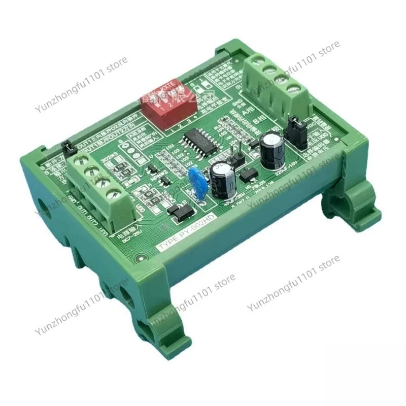 Encoder Decoder Conversion Module Orthogonal 90 Degrees AB Signal To Pulse + Direction 4x Frequency PY-002HD