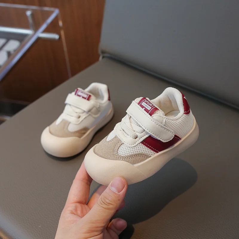 Zapatos transpirables de fondo suave para bebé y niño pequeño, calzado de primavera, novedad de 2024