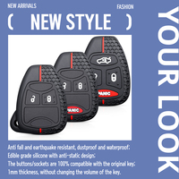 Car Key Case for Dodge Avenger Caliber Cool Bo for Chrysler Voyager 300c Pacifica for Jeep Grand Cherokee Compass Patriot Holder