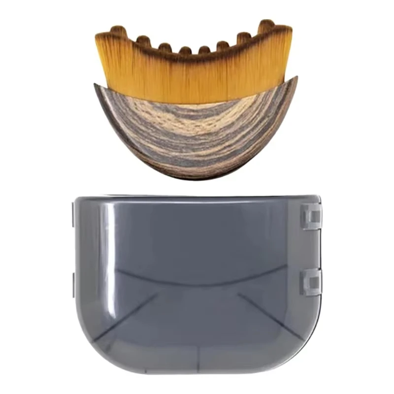 فرشاة الوجه الجافة المحمولة شعيرات ناعمة أداة تدليك اللمفاوي احيطية جهاز نحت الوجه سبا منزلية فرشاة تقشير لطيفة #6