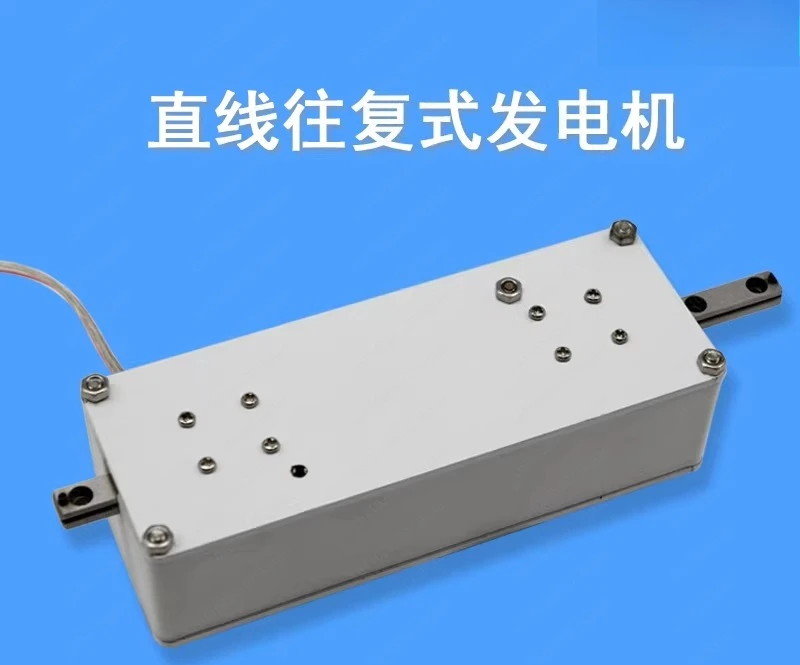 Linear Reciprocating Permanent Magnet Generator, for Push-Pull Wave Energy Harvesting, Efficient at High & Low Frequency