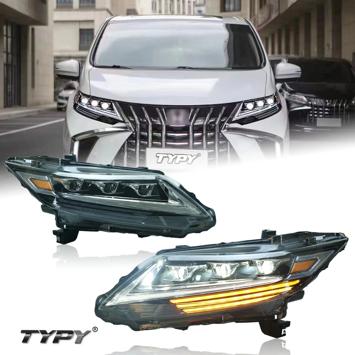 

LED Mod Transformation and Update Near Far Light Integrated High Bright Sunline Light Assembly for Honda Odyssey 2015-2021