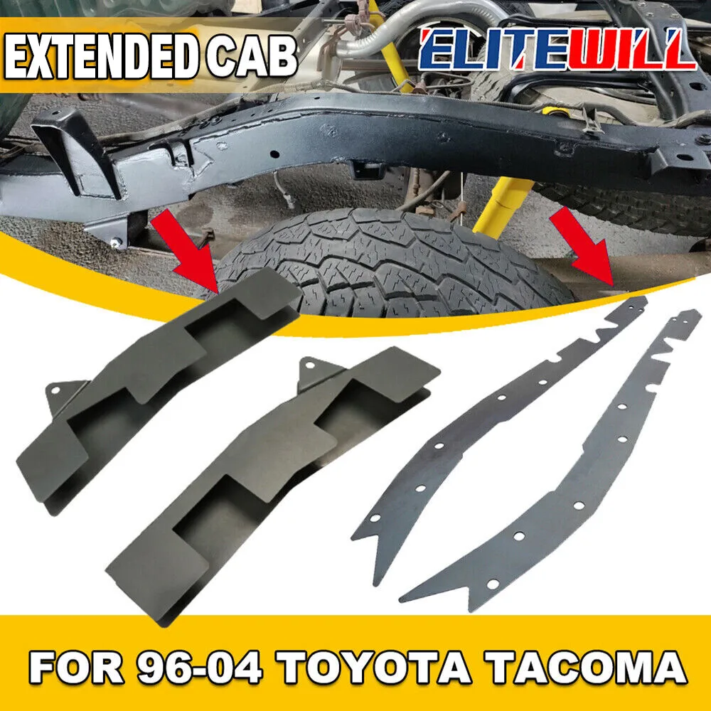 

Mid Frame Rust Repair Kit + Repair Plate for 96-04 Toyota Tacoma Extended Cab