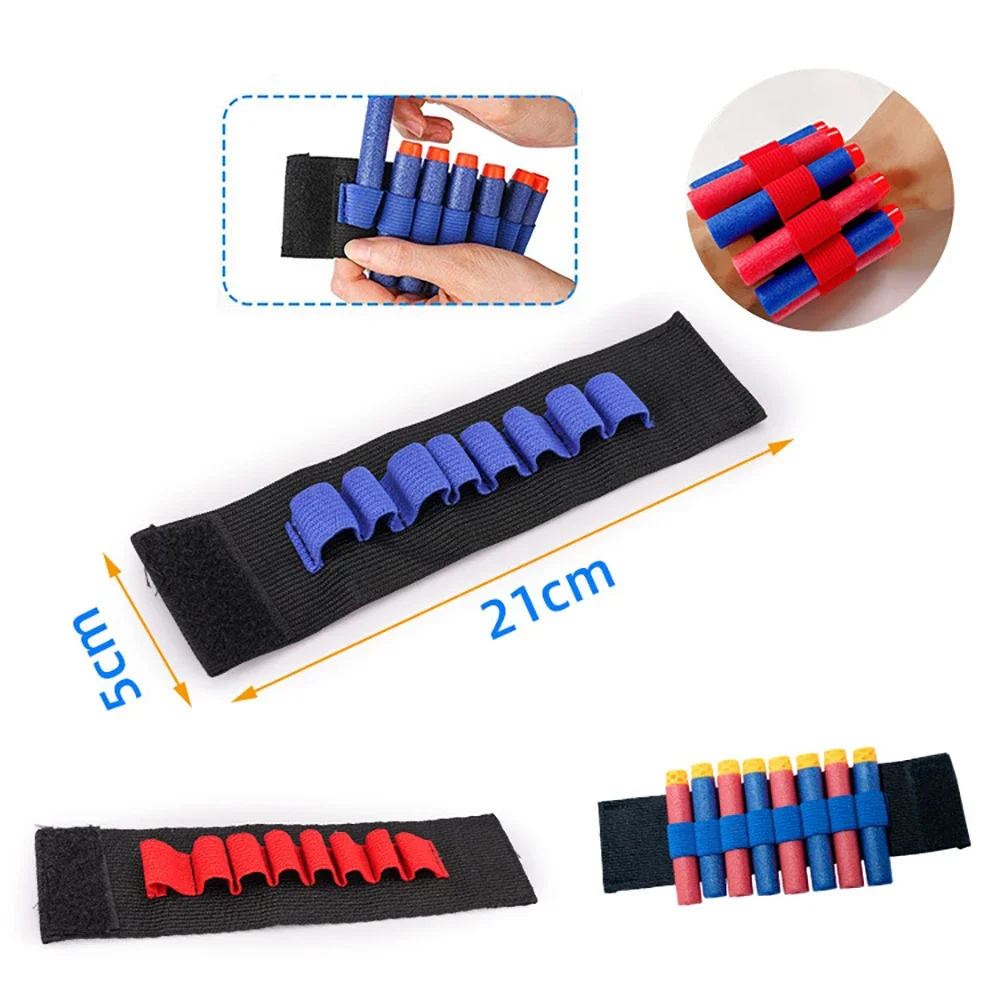 Zestaw kamizelek taktycznych dla dzieci Nerf Guns Series Refill Darts Reload Clips Maska taktyczna Opaska na nadgarstek i okulary ochronne Kamizelka Nerf Zabawki