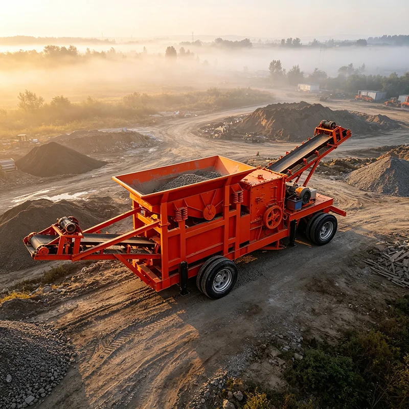 Hot Selling Mobile Crusher Portable Jaw Crusher For Highway Railway Bridge Construction Aggregate Processing