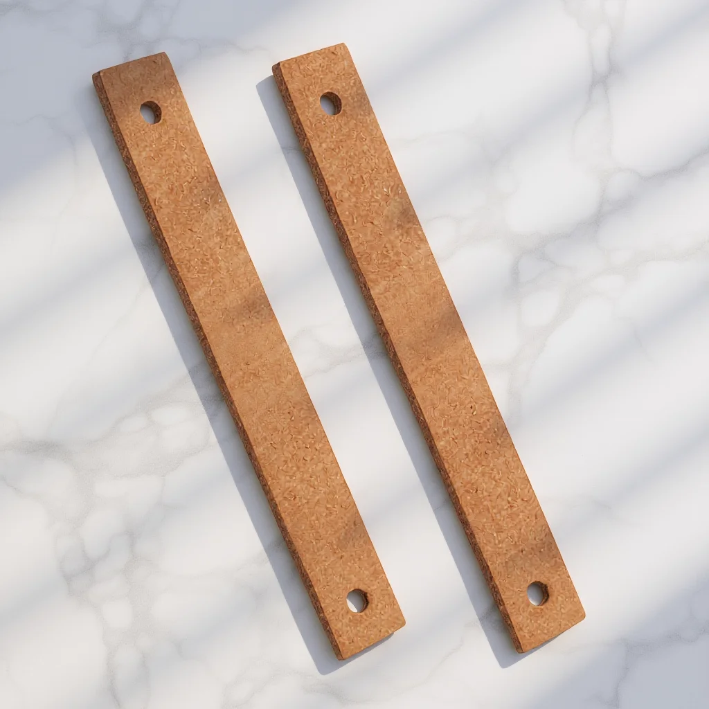 

2pcs Brake Pads Fake For Spinning Bike Exercise Machine Parts Accessories Fitness Equipment Brown Durable Rim