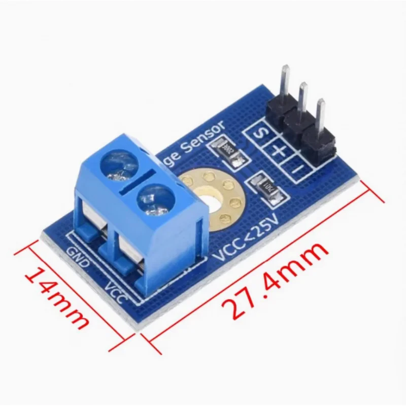 Picture 3: 2pcs Smart Electronics DC0-25V Standard Voltage Sensor Module Test Electronic Bricks Smart Robot for arduino Diy Kit