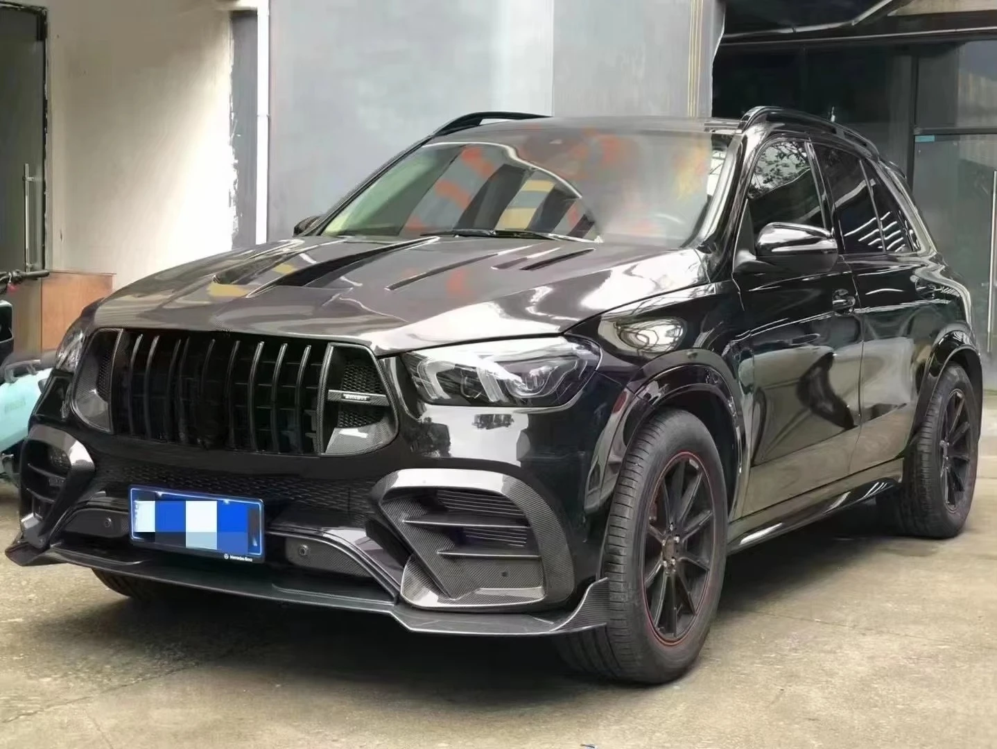 Carbon Fiber Body Kit for Mercedes Benz GLE63 GLE53 GLE450 W167 Front Lip Rear Diffuser