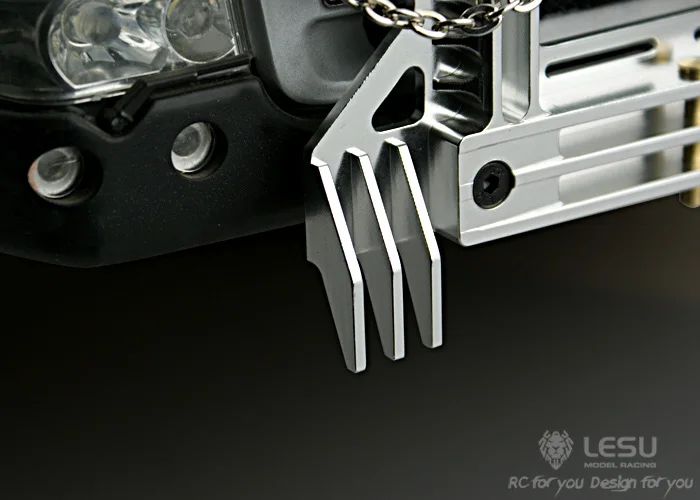 LESU G-6047 1/14 Traktor-LKW R620 Frontstoßstange Antikollisionsgitter Viehzaun für Tamiya Upgrade-Modifikationszubehör – Detail 5