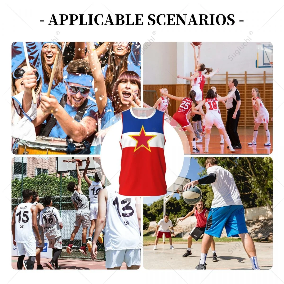 Yugoslavia Flag Men Basketball Sports Jersey Running Fitness Multifunction Sleeveless tshirt Exclusive Custom Name Nunber