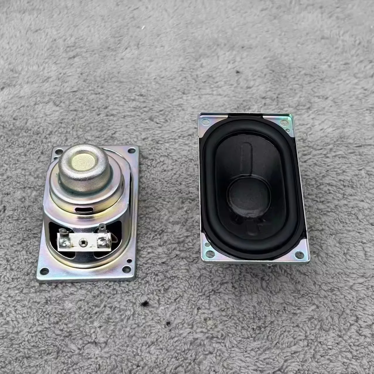 GHXAMP 80x45 мм прямоугольный полнодиапазонный динамик с длительным эксклюзионным неодимовым овальным магнитом 80x44 мм, 2 шт.