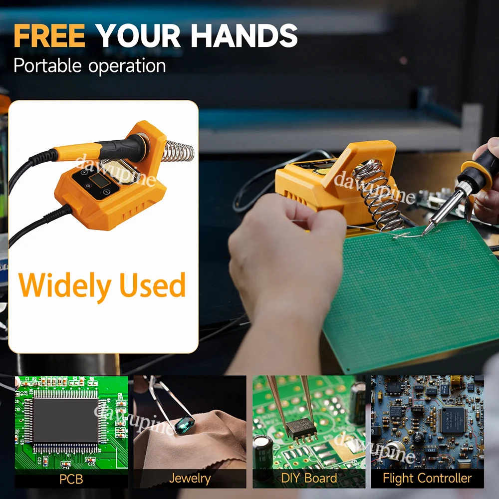 Power Tool Parts LCD Digital Display Soldering Iron Station for Makita for Dewalt 18V 20V Lithium Battery Welding Repair Tools