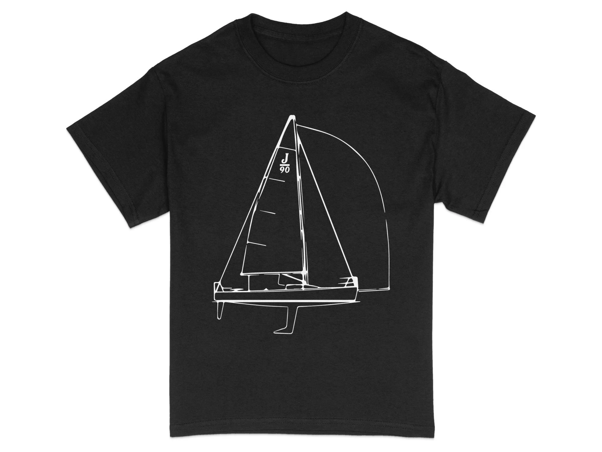 Sailing Boat Graphic Tee Nautical Unisex T-Shirt Graphic Retro Streetwear High-quality Crew-neck Short-sleeved Men's T-shirt