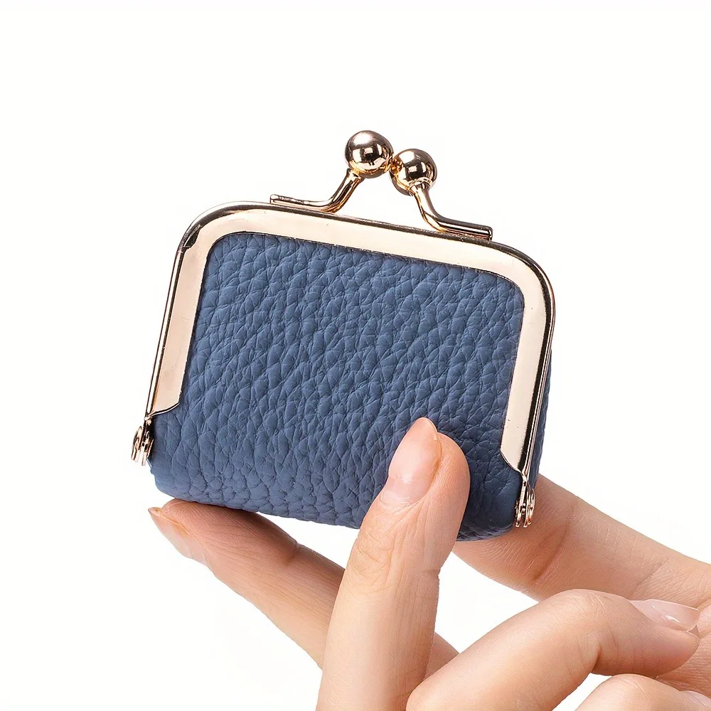 New 2026 Women's Solid ColorImitation PU Leather Jewelry Box Ring Necklace Earring Storage Mini Coin Wallet