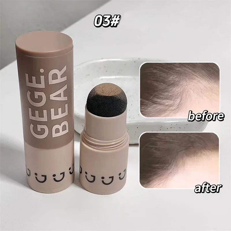 Gray Brown Hairline Dye Contour Stick Hairline Repairing Pen Waterproof Hair Root Edge Coverage Natural Eyebrow Filling Pencil