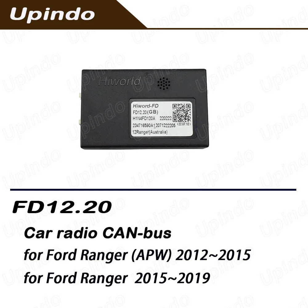Android Radio CAN Bus Decoder With Steering Wheel Control For Ford Ranger 2011-2023 Plug & Play