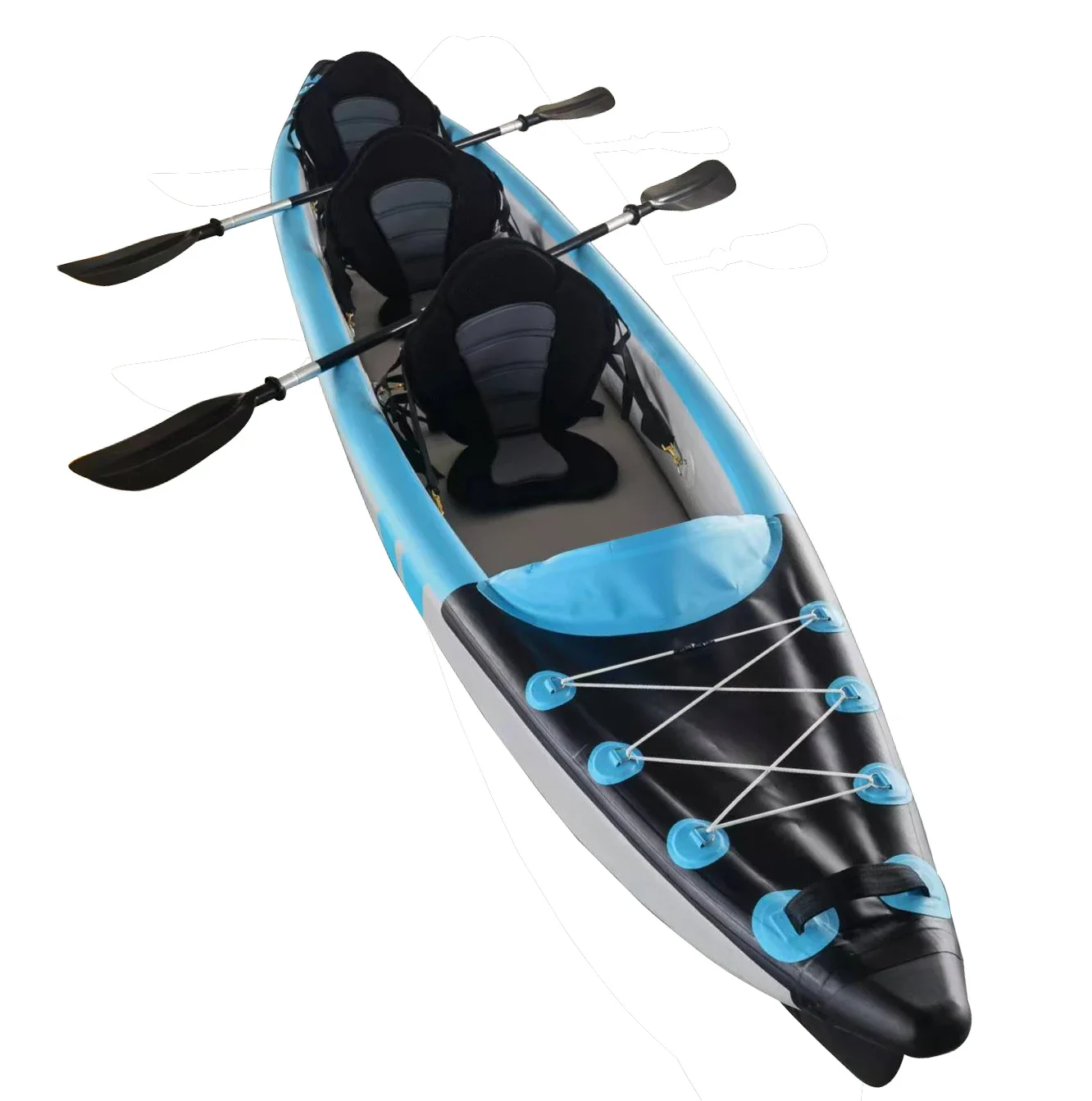 2 Person Inflatable Kayak for Adults Inflatable Touring Kayak with Hand Pump