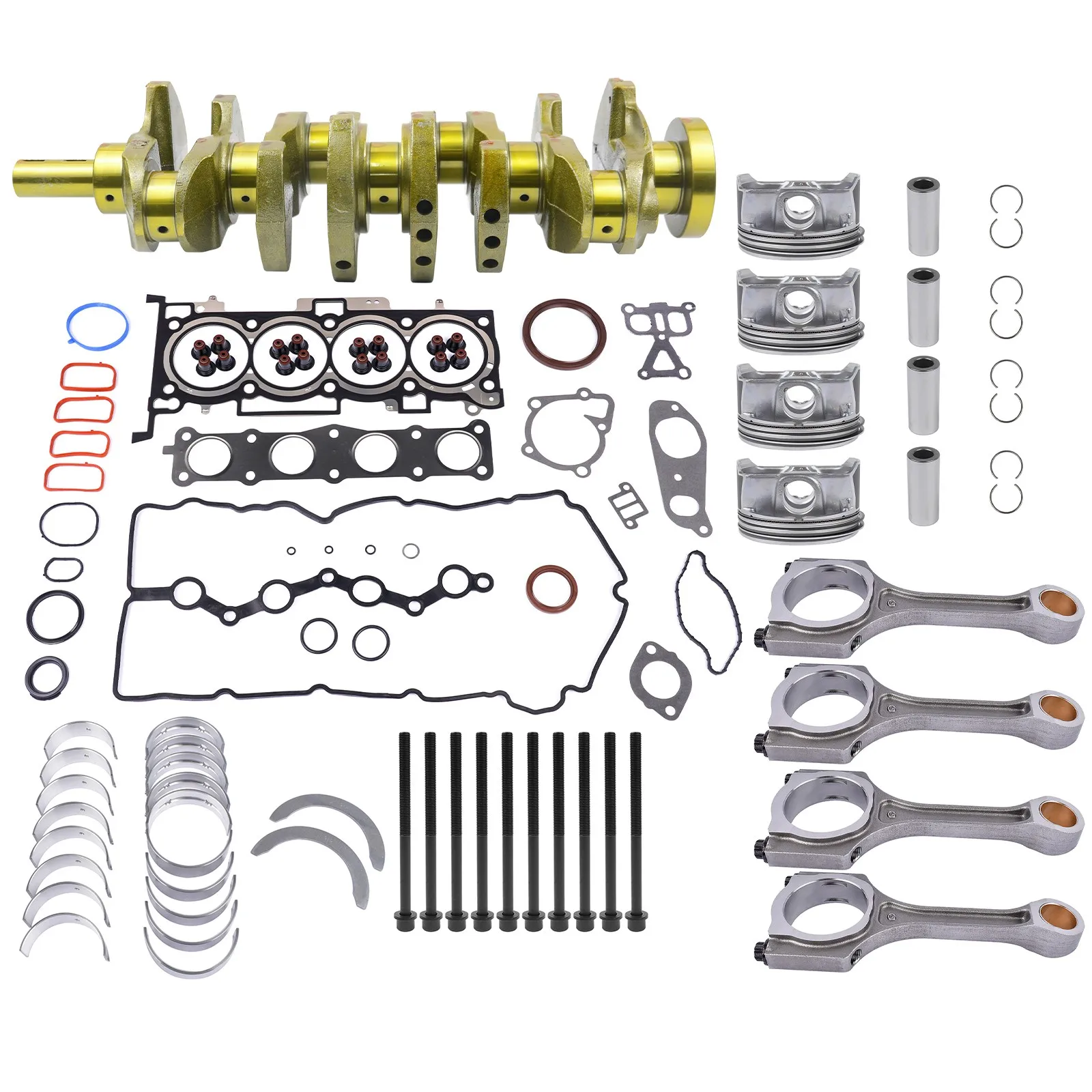 AP02 G4KJ 2.4L Engine Rebuild Kit For Hyundai Sonata Tucson Santa Fe Sport Kia Optima Sorento Sportage 2011-2019
