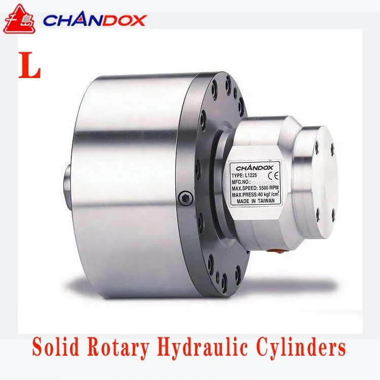 Taiwan Brand CHANDOX Solid Rotary Hydraulic Cylinders L0815 L1020 L1225 L1530 L2035