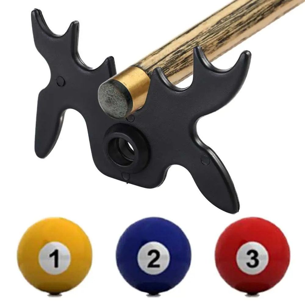 

Staghorn Shape Anti-Slip Cue Stick Frame Black Snooker Pool Rack Antlers Rod Holder Bridge Head Holder Billiards Cue Rack
