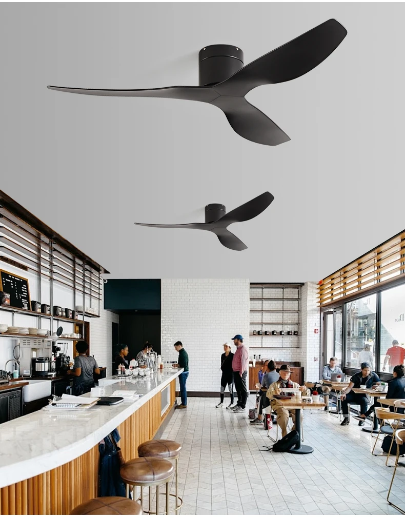 FUMANJIA 52-Inch Industrial Retro Ceiling Fan for Home with Remote — detail 12