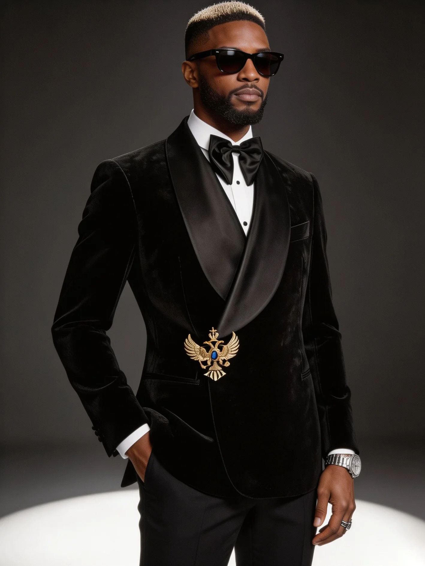 Customized  High Quality Fashion Splice Suits For Men Lace Groom Tuxedos Slim Male Prom Blazer trajes elegante para hombres
