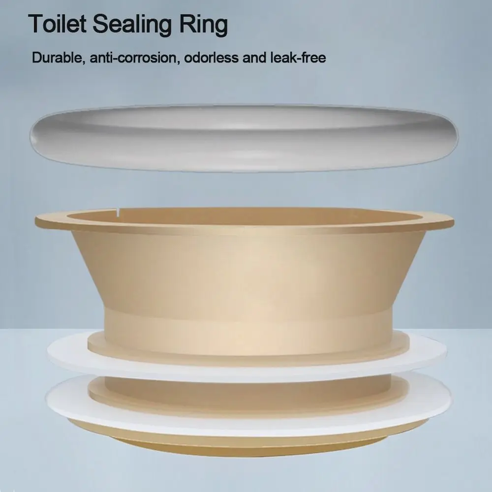 Toilet Bowl Flange Sealing Ring Toilet Wax Ring Odor-resistant Toilet Sealing Repair Kit Replacement Practical Bathroom Hardware