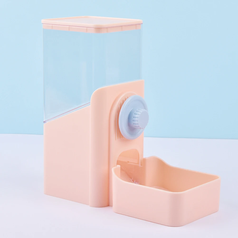 

Stable Automatic Pet Feeder For Dog Cat Rabbit Anti-Tipping Food Dispenser Hanging Refillable Household Bunny Feeder With Ample