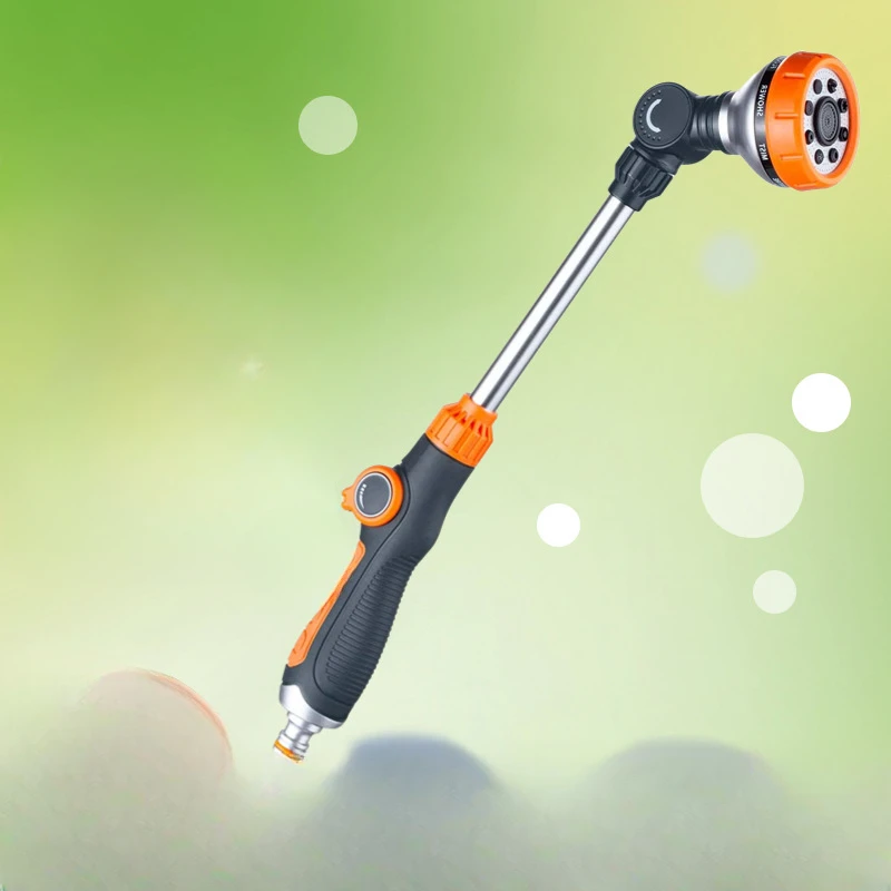 

Садовый длинный водяной пистолет, насадка, многофункциональный бытовой ирригационный распылитель, сельскохозяйственная насадка для полива сада, насадка для душа