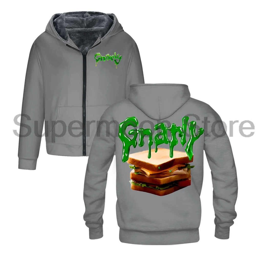 

Kpop Katseye Gnarly толстовки на молнии 2025 красивые Chaos Tour уличная одежда с длинными рукавами для мужчин и женщин куртка парки зимнее пальто