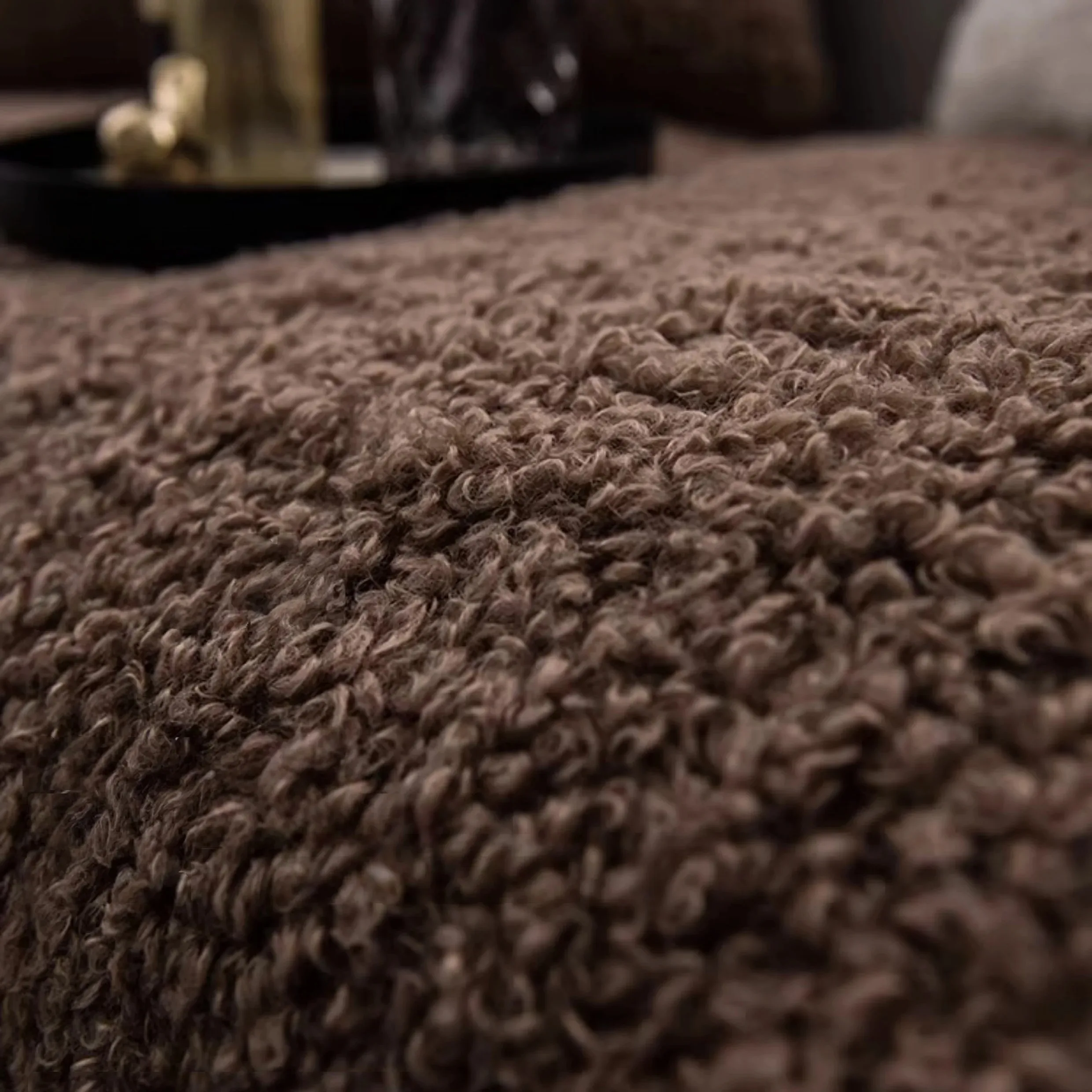 Thicken Soft Fluffy Curling Warm Sofa Cover, Anti-Slip Sofa Towel for Living Room Slipcover 1/2/3/4 Seater
