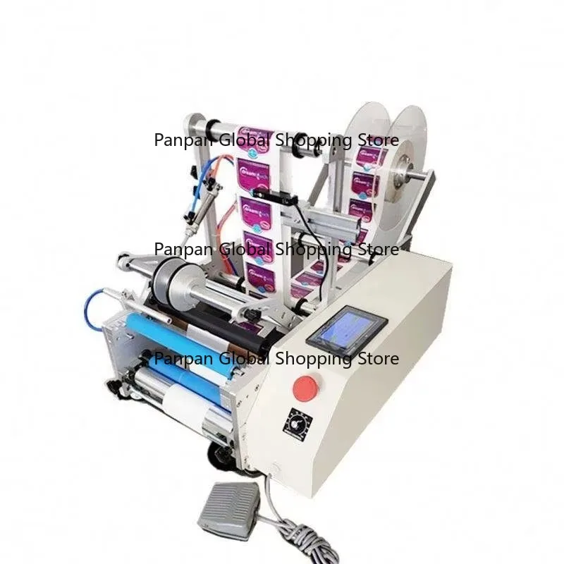 

Digital China Perfume Can Water Bottle Sticker Automatic Label Applicator Round Bottle Labeling Machine for Small Business