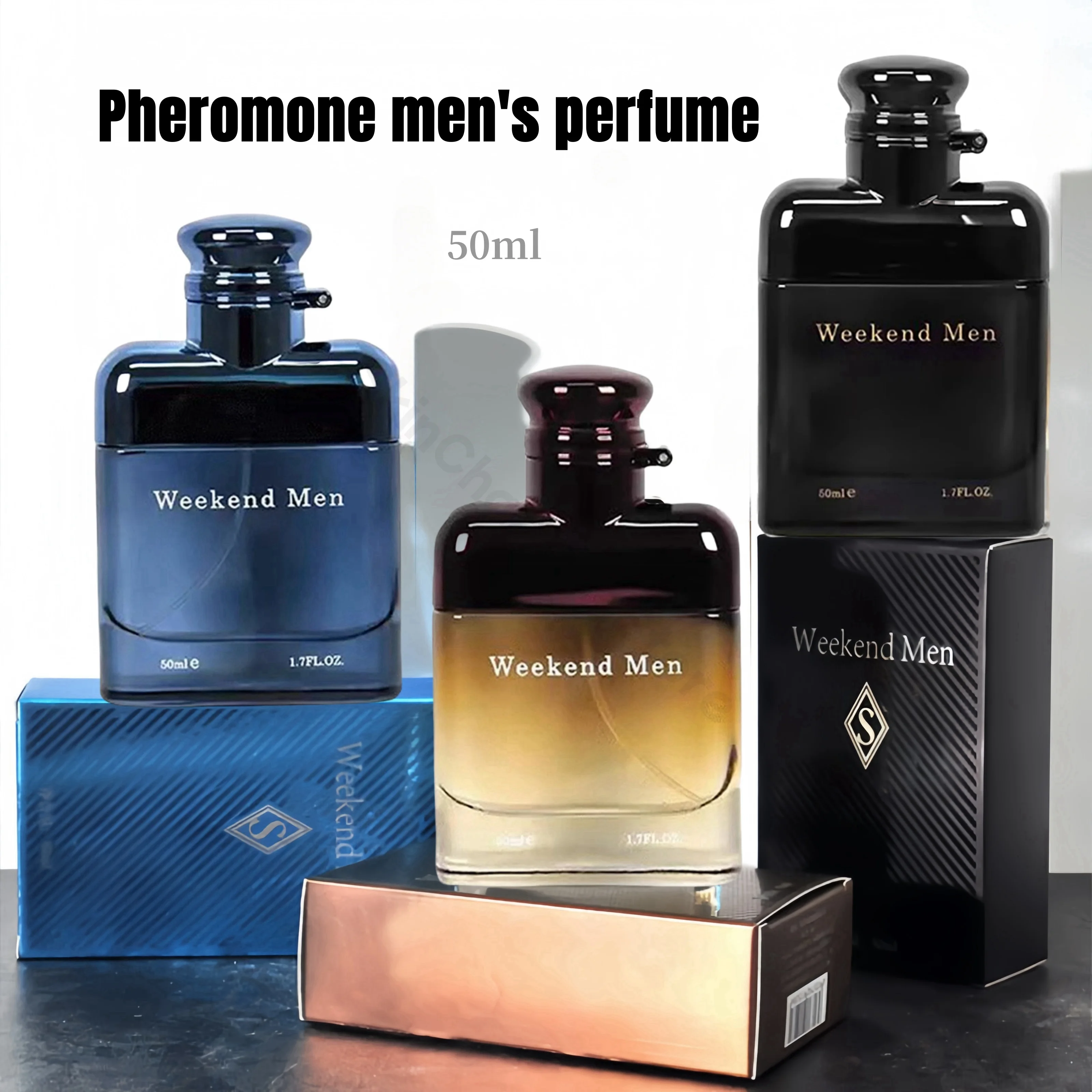 Pheromone Perfume Men 50ML Woody Scent Cologne Parfums Homme Attracting Women Fascination Man Perfume Masculinos Fresh Natural