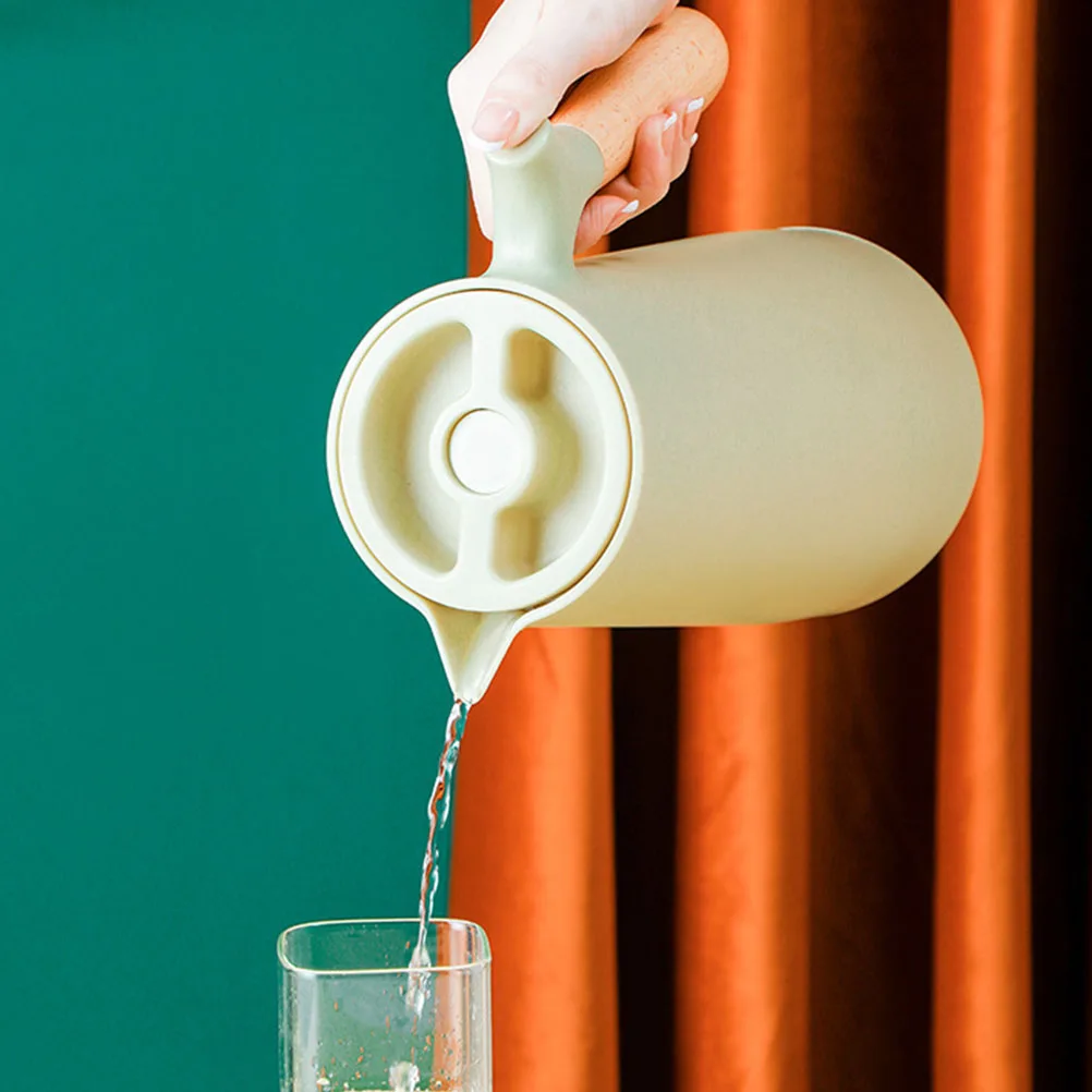 

1pc 1L Thermal Kettle Insulated Hot Water Bottle Large Capacity Coffee Pot For Home Office Travel Container