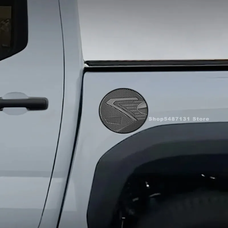 Car Oil Gas Fuel Tank Cap Filler Cover Trim for Toyota Tacoma Exterior Accessories 2024 2025
