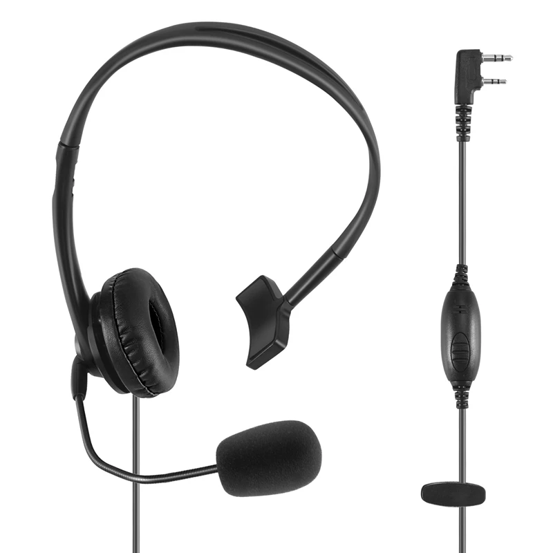 2-Pin Headphone Headset TK220 For Jianwu Baofeng UV-5R BF-888S Retevis H777 PUXING TYT Interphone C9009