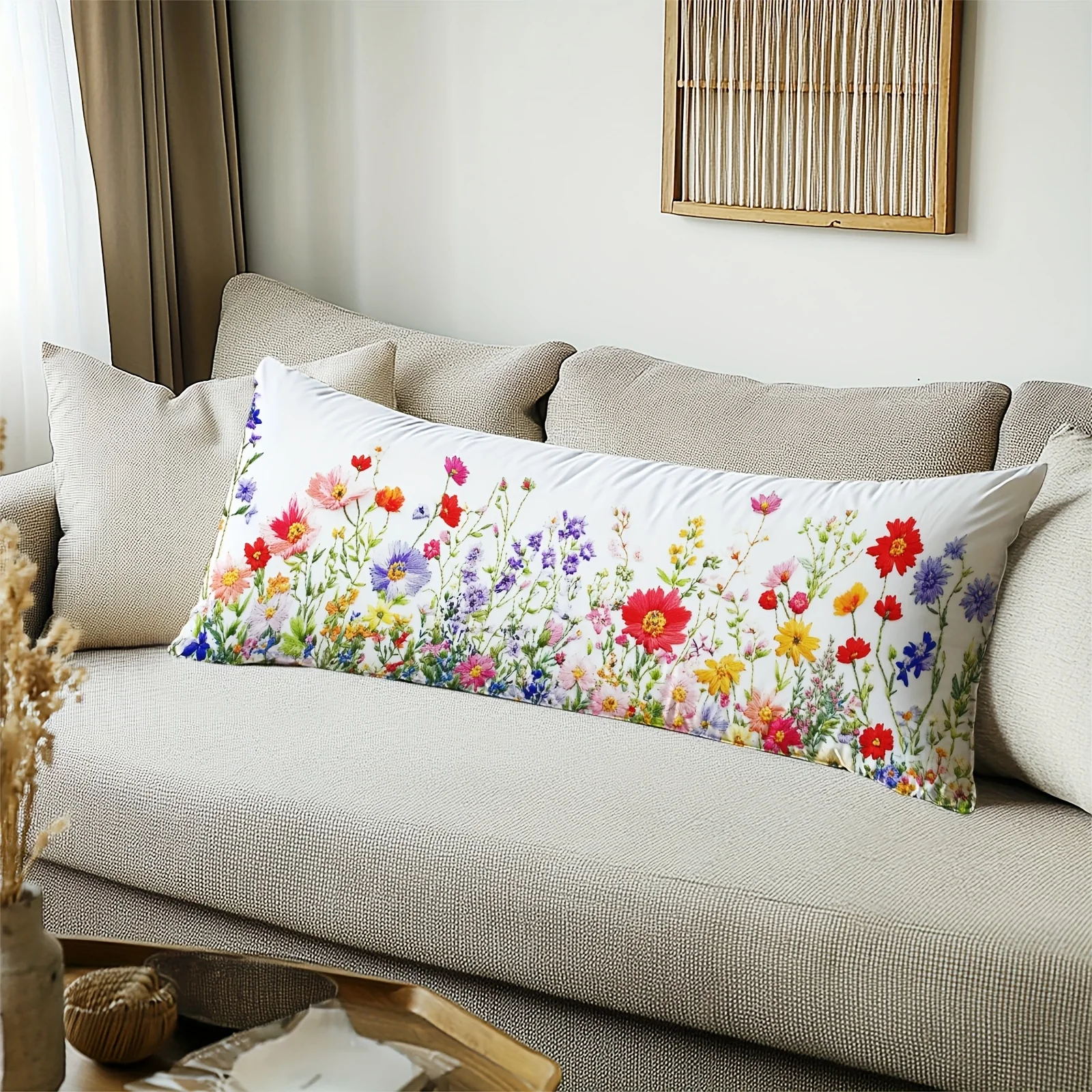Autumn/Winter Sleep Essential! Ultra-Soft Long Pillowcase | High-Quality Microfiber | Hidden Zipper Protects Inner Core | Must-H