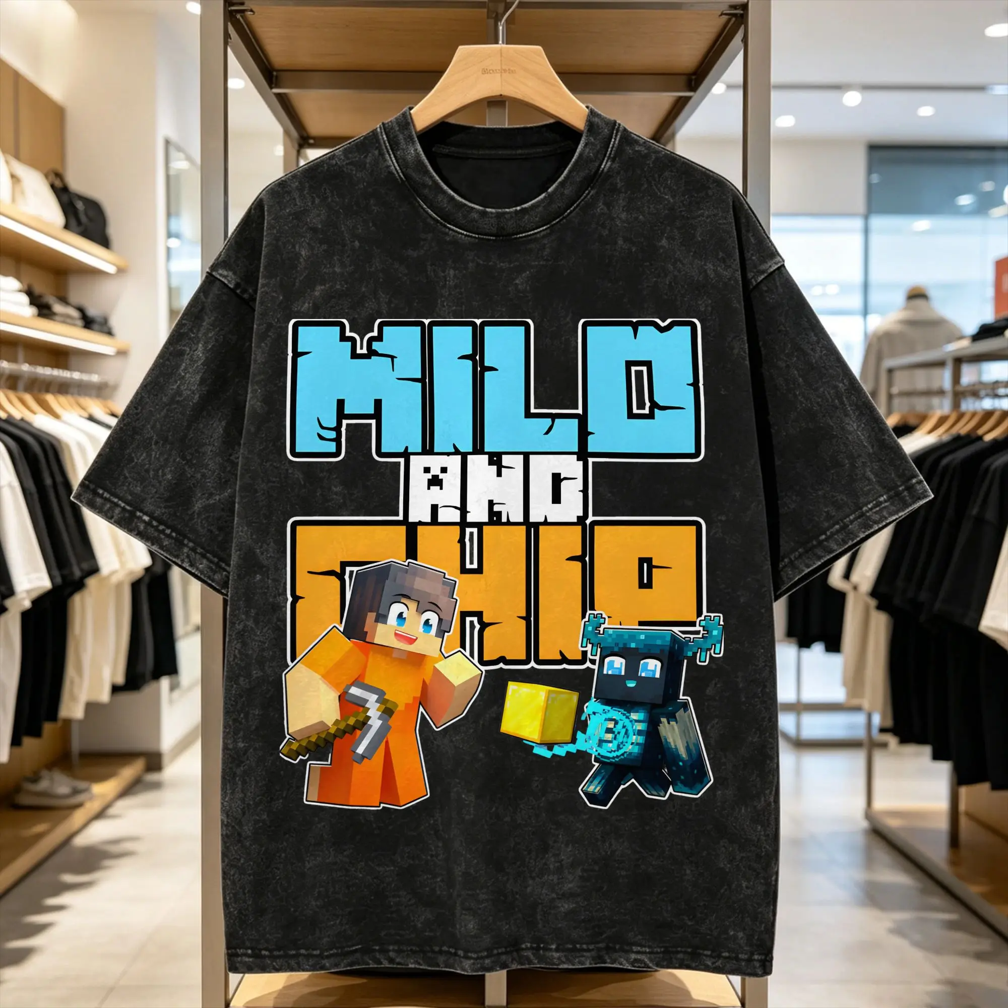 Milo And Chip T Shirt for Men Cotton Funny T-Shirt O Neck  Tee Shirt Short Sleeve Clothing Printing