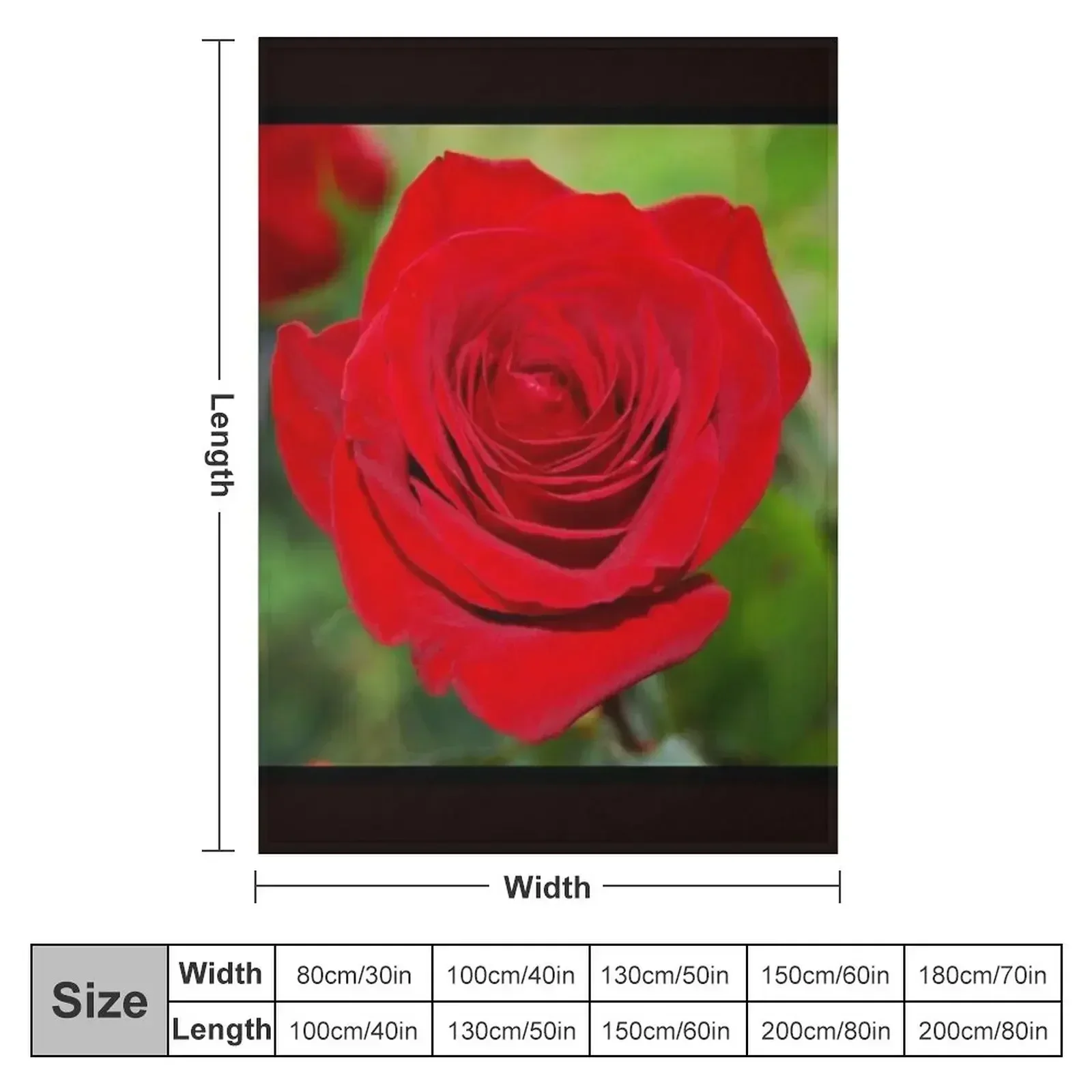 Red rose Throw Blanket christmas gifts Sofa Baby For Decorative Sofa Blankets